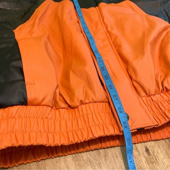 Chase Authentics NASCAR Home Depot Tony Stewart Faux Leather Jacket Mens Large - Picture 16 of 16